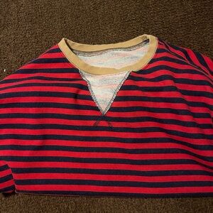 Striped Red and Blue Shirt